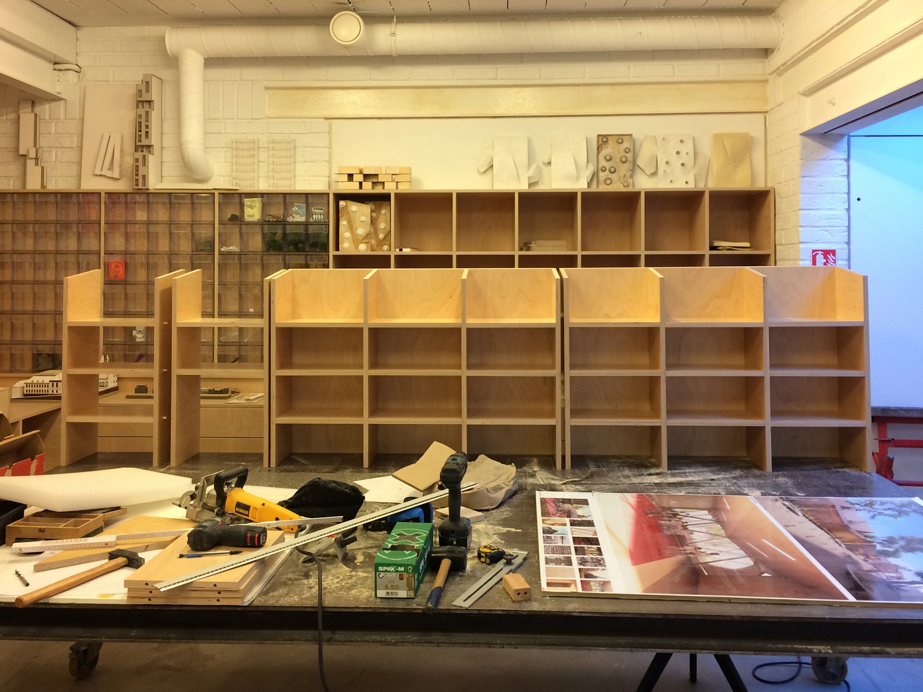 Espace de stockage pour maquettes TANK